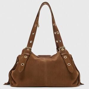 Maje Suede Miss M XL Bag